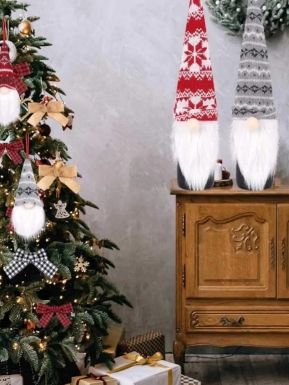 Festive Gnome‎ Wine Bottle Cover 1 Random Pick